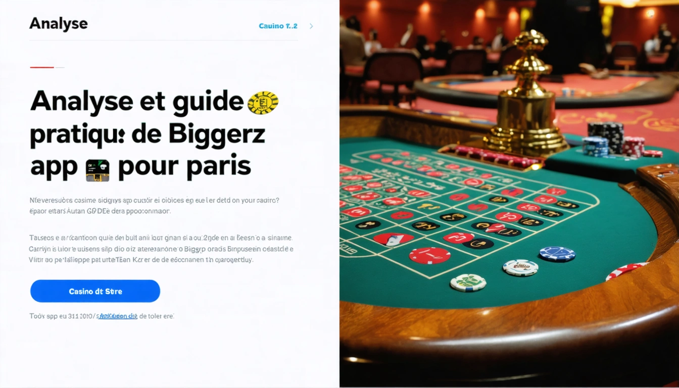 Analyse et guide pratique de Biggerz app pour paris